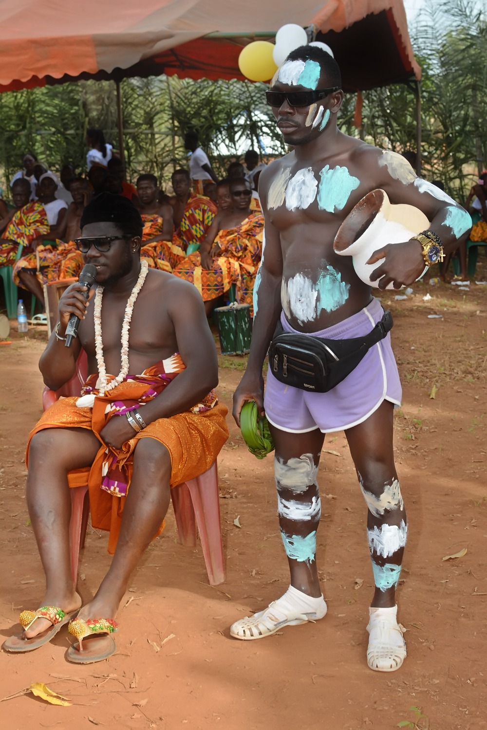 Danses traditionnelles lors de la cérémonie de Boudy