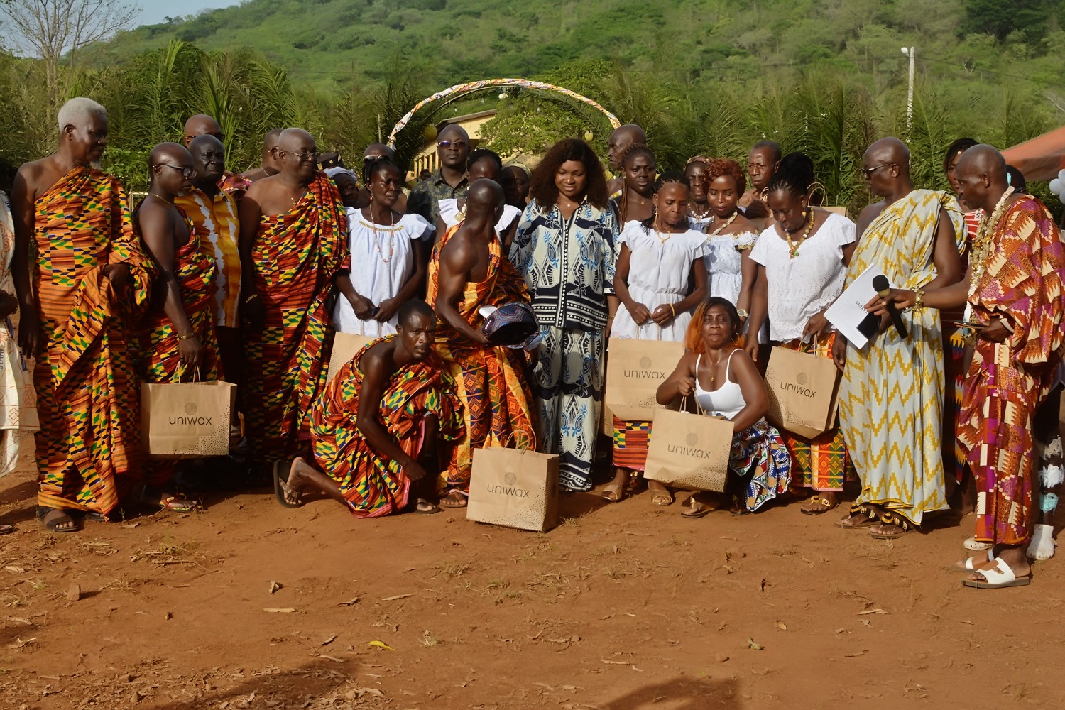 Groupe des participants récompensés à Boudy