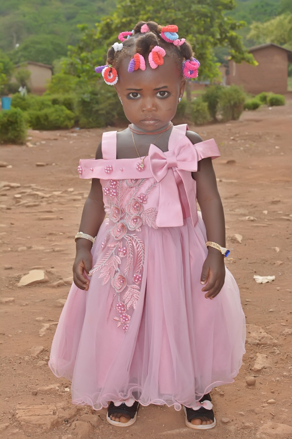Portrait lors des fêtes de Pâques à Boudy
